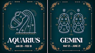 Aquarius and Gemini Compatibility | Gemini and Aquarius Compatibility