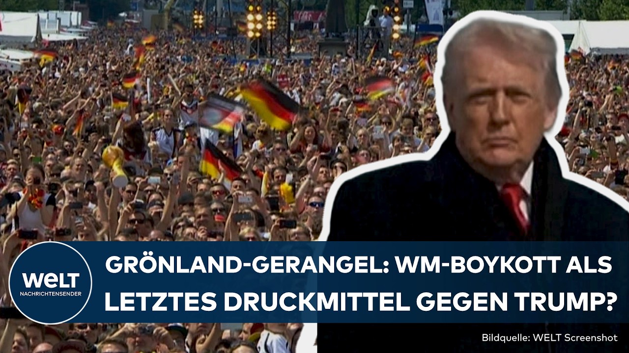 USA – WM-BOYKOTT? CDU bringt Boykott-Drohung gegen Trump im Grönland-Streit zur WM 2026 ins Spiel!