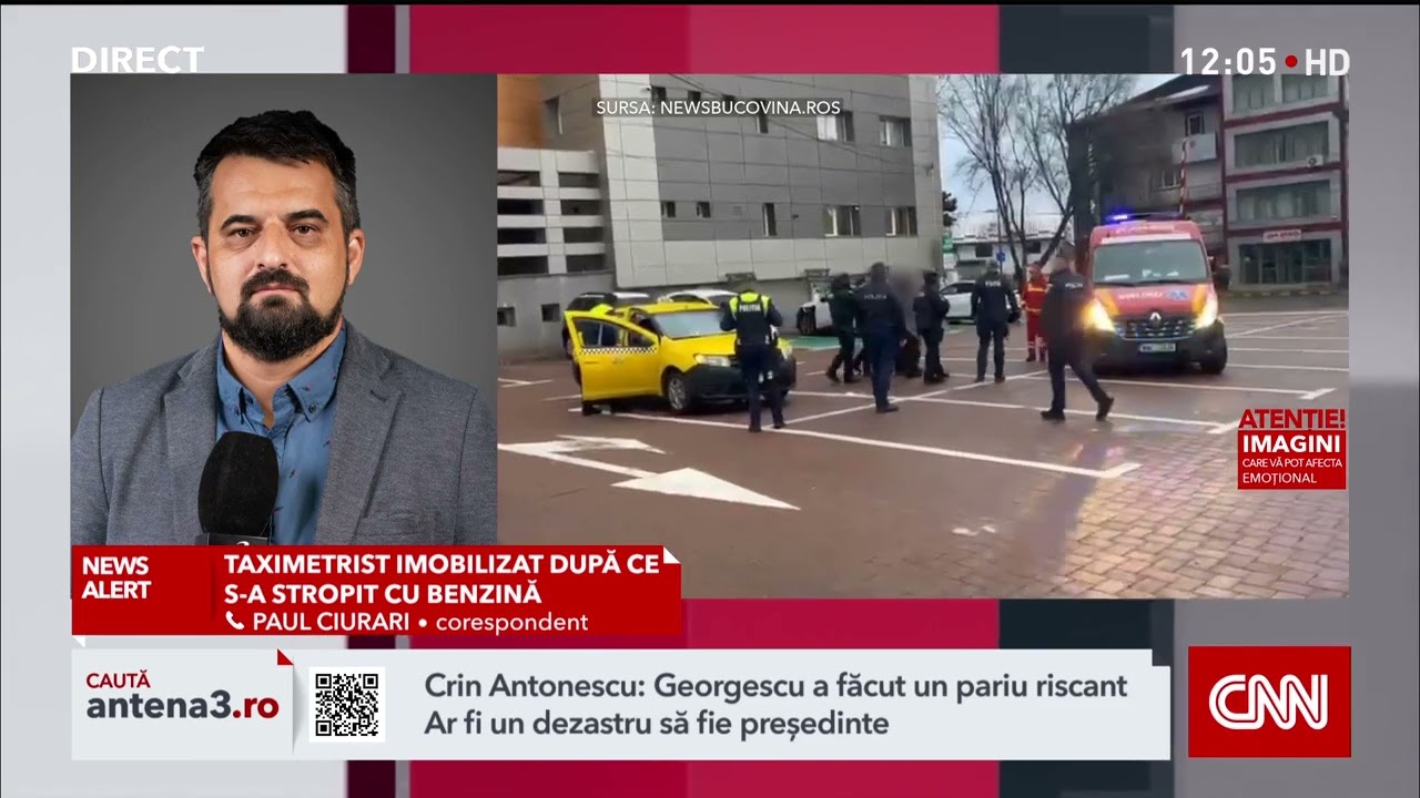 Incident în fața Primăriei Suceava