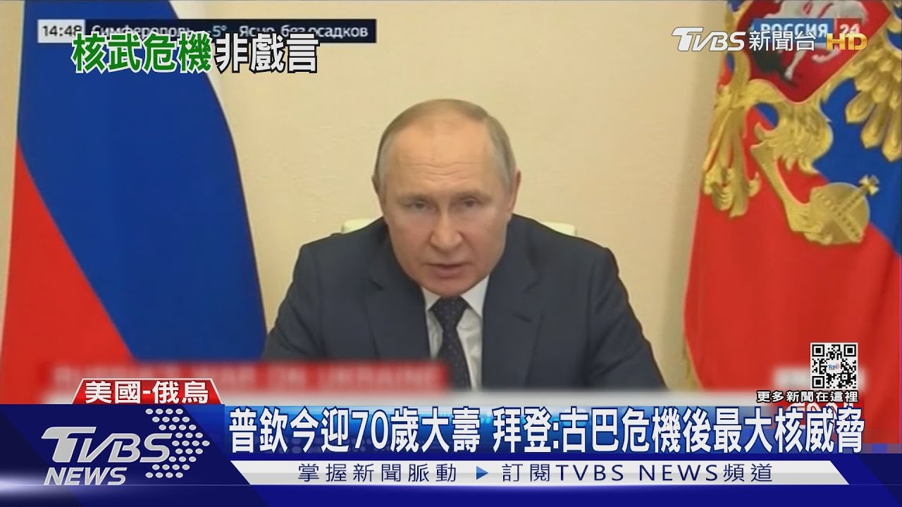 普欽今迎70歲大壽 拜登:古巴危機後最大核威脅