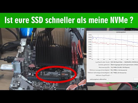 SSD Geschwindigkeit testen โญ๏ธ schneller als NVMe Festplatte USB-Stick ๐ค๏ธ Speed Test