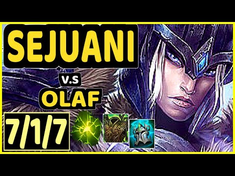 CUZZ (SEJUANI) vs OLAF - 7/1/7 KDA JUNGLE CHALLENGER GAMEPLAY - KR