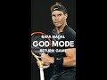 Rafa Nadal GOD MODE Return Game vs Big-Serving Maxime Cressy ☄️ #Shorts