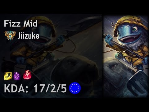 Fizz Mid vs Zoe - Jiizuke vs Frozen - EUW Challenger Patch 8.3