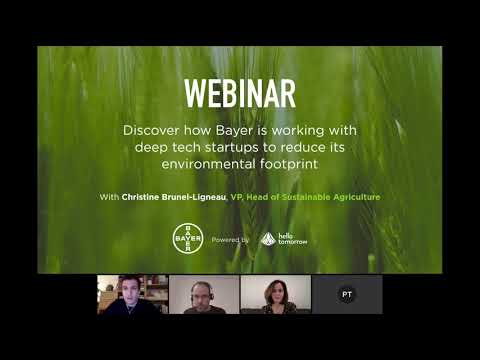 Webinar Bayer Crop Science x Hello Tomorrow