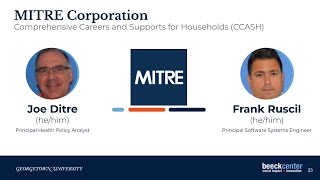 Rules as Code Demo Day | Demo 7: MITRE Corporation (CCASH) | Joe Ditre and Frank Ruscil
