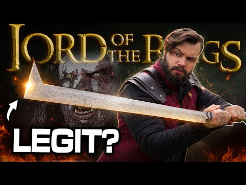 Real URUK-HAI Sword is BRUTAL! Lord of the Rings TESTED
