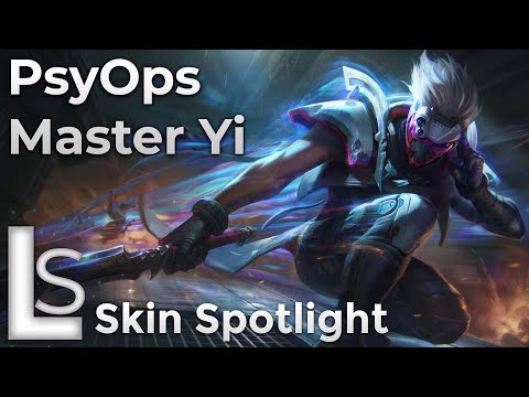 PsyOps Master Yi - Skin Spotlight - PsyOps Collection - League of Legends