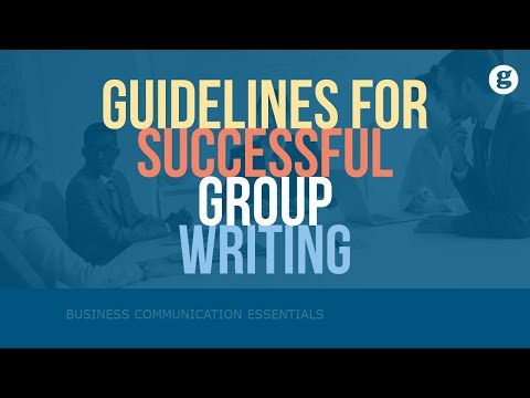 Guidelines for Successful Group Writing