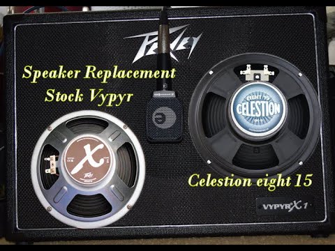 Peavey Vypyr X1 speaker change and compare.