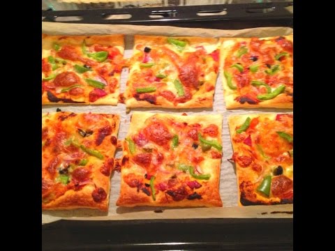 Puff Pastry Mini Pizzas | One Pot Chef