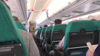 Austrian Tyrolean Air Fokker 100 Frankfurt to Salzburg, Austria