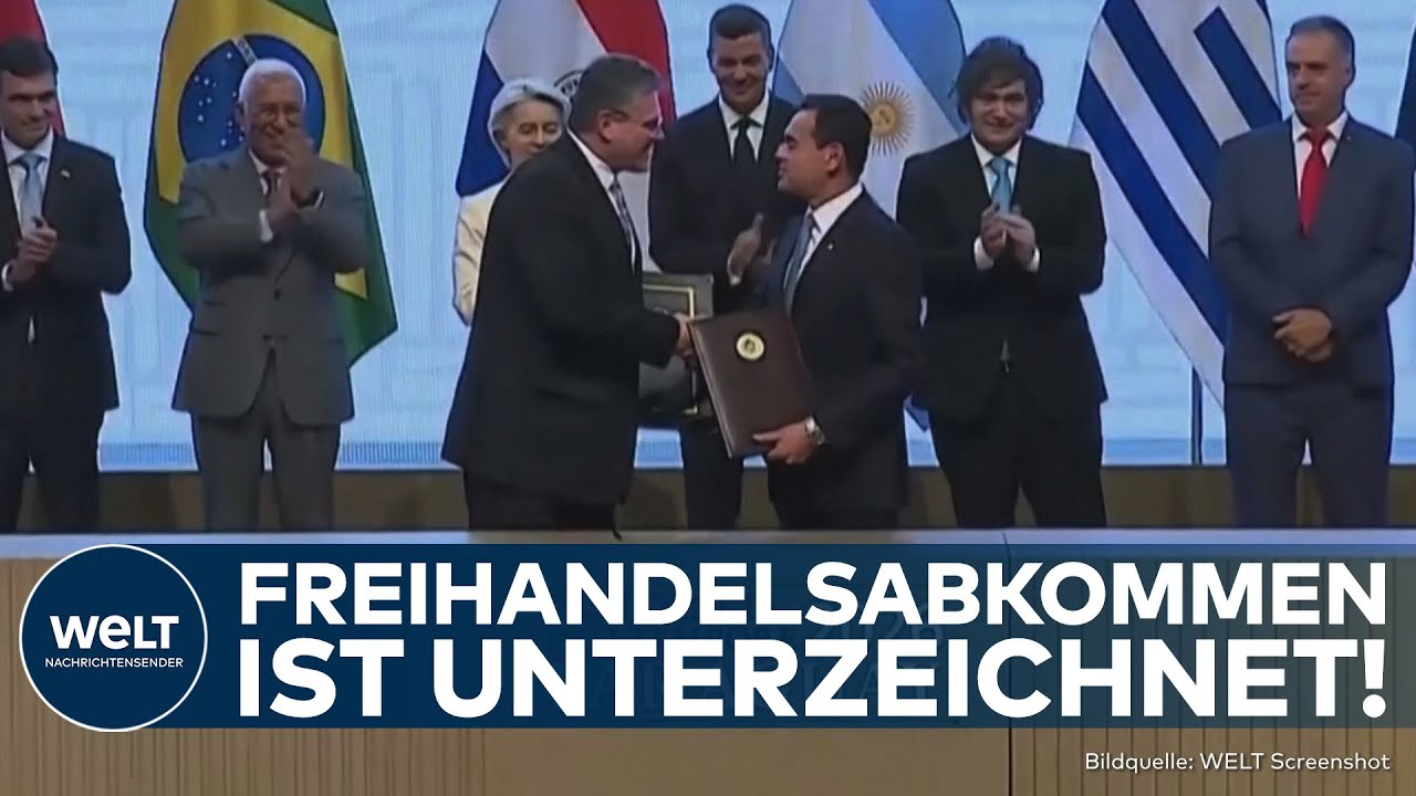 MERCOSUR: EU unterzeichnet Freihandelsabkommen mit Handelsvolumen von 111 Milliarden Euro