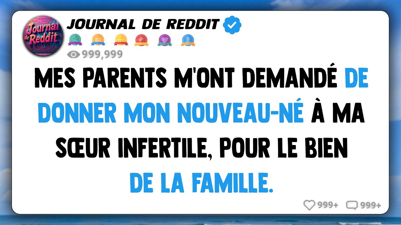 Mes parents m'ont exigé de céder mon nouveau-né à ma sœur infertile – pour le bien de la famille