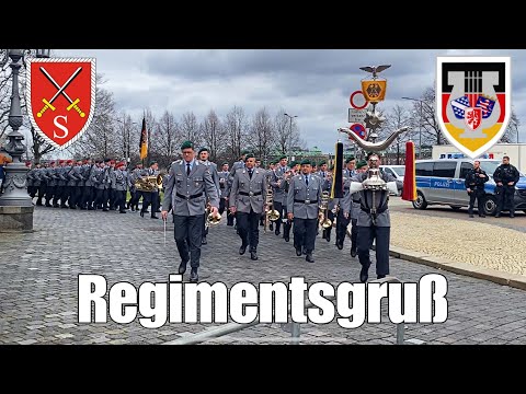 Regimentsgruß (Marsch) Ehrenzug OSH Dresden - Bundeswehr Heeresmusikkorps Kassel