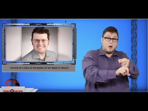 Father of 6 dies after being hit by wave at beach (ASL - 7.22.19)