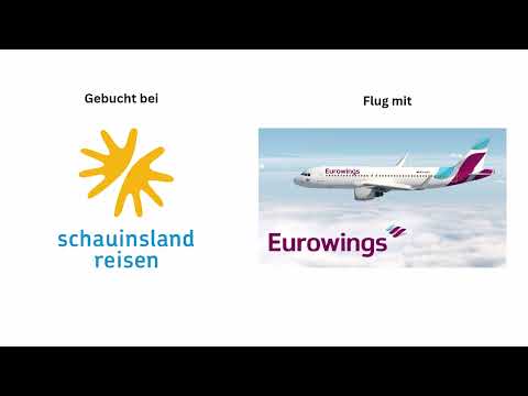 Buchung bei Schauinsland Reisen und Online Check In bei Eurowings