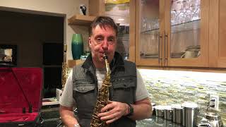 Video thumbnail for Oleg saxophone ligature demo by Mike Parlett