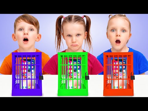 Learn Rules of Conduct in Mobile Phone Jail with Kids!