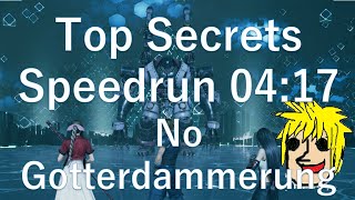 [FF7R] 裏ボス爆速攻略！！4:17　Final Fantasy VII Remake - VR Top Secretsトップシークレッツ TA Speedrun (No Limit)黄昏なし