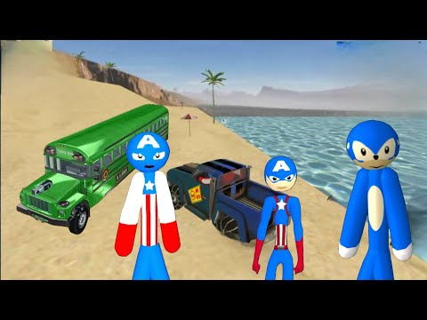 Amazing US police stickman rope hero - android gameplay