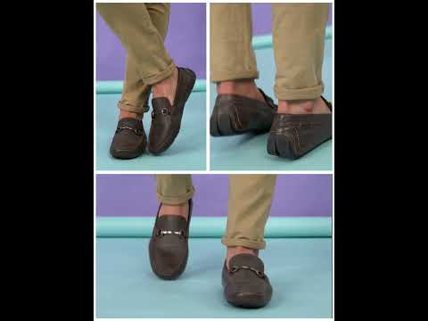 CLARKS Davont Ride Brown Tumb Loafers For Men - Buy Brown  display picture 3