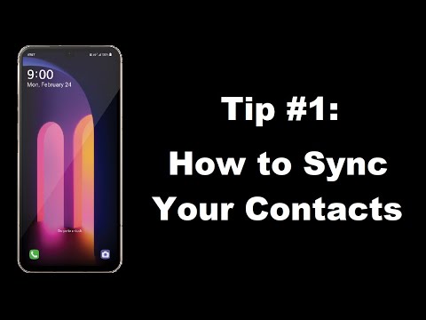 LG V60 ThinQ Tip #1: How to Sync Your Contacts