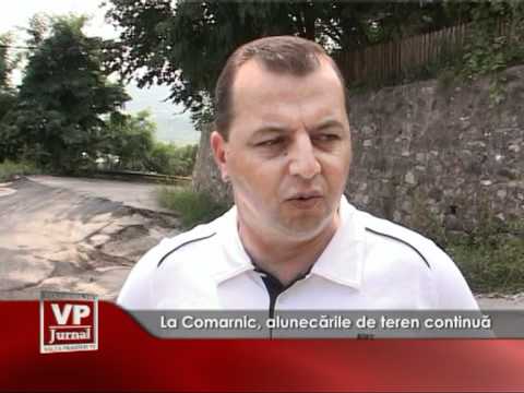 La Comarnic, alunecările de teren continua
