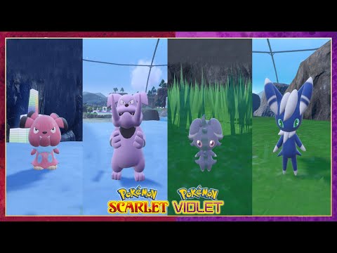 Pokemon Scarlet & Violet Snubbull,Granbull,Espurr & Meowstic Locations
