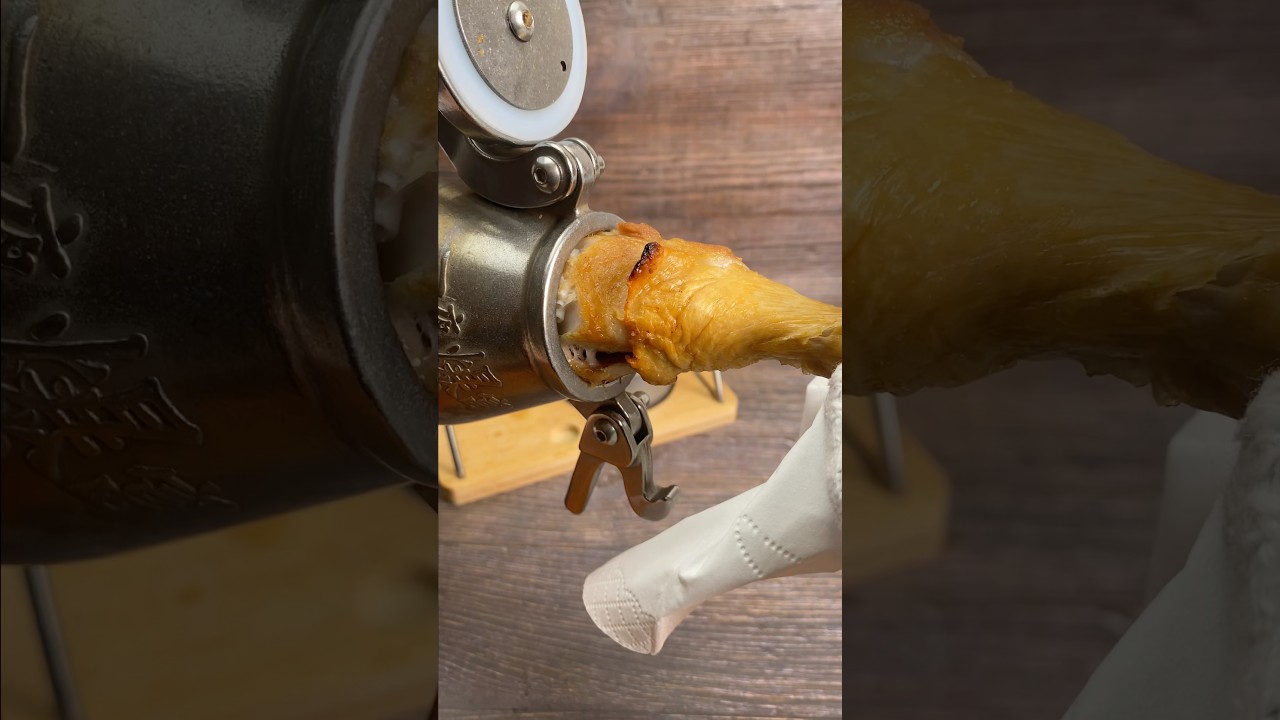 Crispy Chicken Legs from a Popcorn Machine!#popcornmachine #cooking #creative #diy