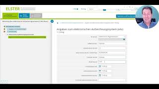 Kassenmeldung in ELSTER , jetzt elektronisches Aufzeichnungssystem beim Finanzamt anmelden § 146a AO