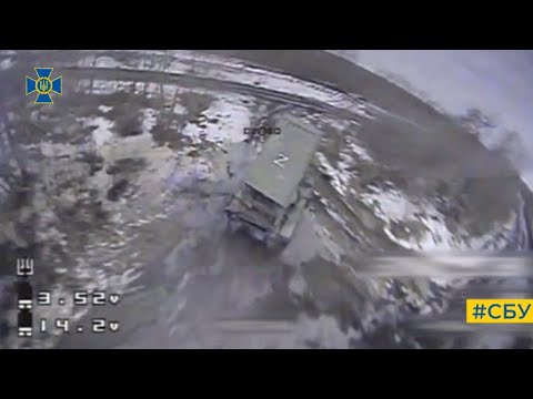 Moment kamikaze drone destroys Russians’ modern TOS-1A "Solntsepyok" flamethrower system