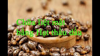 Chia sẻ cách chữa liệt mặt bằng hạt thầu dầu|Son Lee