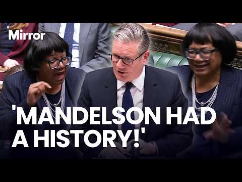 'Why didn't he ASK?' Diane Abbott GRILLS Starmer over appointing Mandelson and LAUGHS at this answer