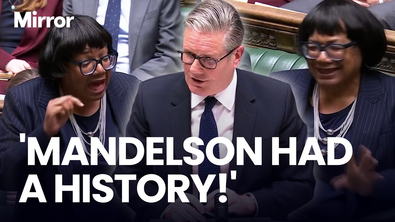 'Why didn't he ASK?' Diane Abbott GRILLS Starmer over appointing Mandelson and LAUGHS at this answer