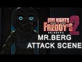 4K 60FPS TOY CHICA ATTACKS MR BERG FIVE NIGHTS AT FREDDY S 2 SCENE