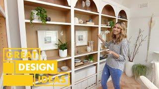 How to Style Shelves | DESIGN | Great Home Ideas