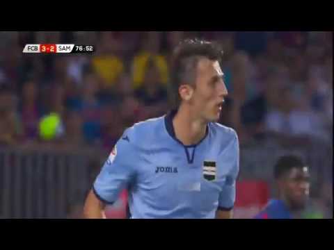 Ante Budimir Goal vs  FC Barcelona  3-2 10/8/2016