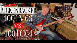Video thumbnail for Rickenbacker 4001V63 Vs 4001C64 by Perry Stanley