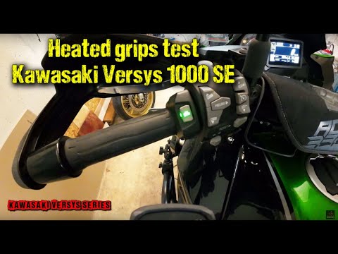 Heated grips test - Kawasaki Versys 1000 SE