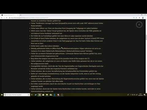 Patch 0.11.7 - Patchnotes anschauen