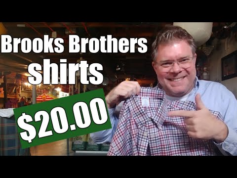 $20 Brooks Brothers shirt. Take two.