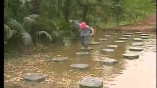Takeshi&#39;s Castle - Skipping Stones