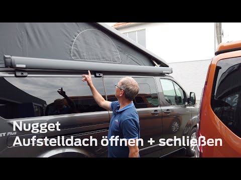 Ford Nugget Wiki - Aufstelldach öffnen und schließen