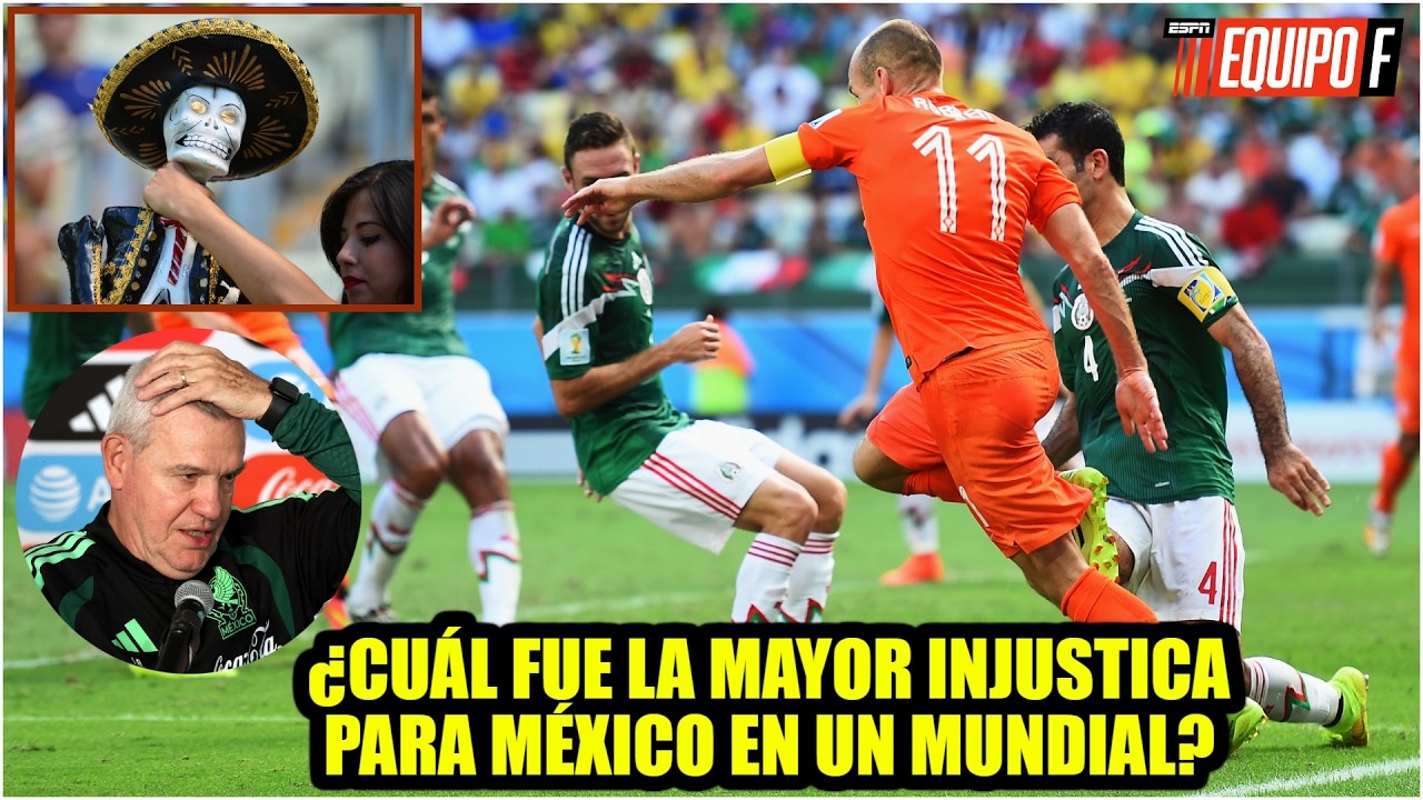 IMPERDIBLE. INJUSTICIAS a MÉXICO. Desde el NO ERA PENAL al VASCO en el mundial 2010 | Equipo F