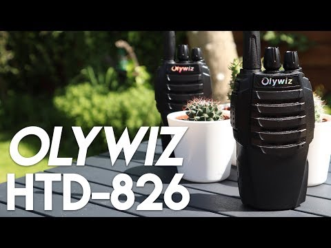 Olywiz HTD-826 Two-Way Radio Review, Test & Programming