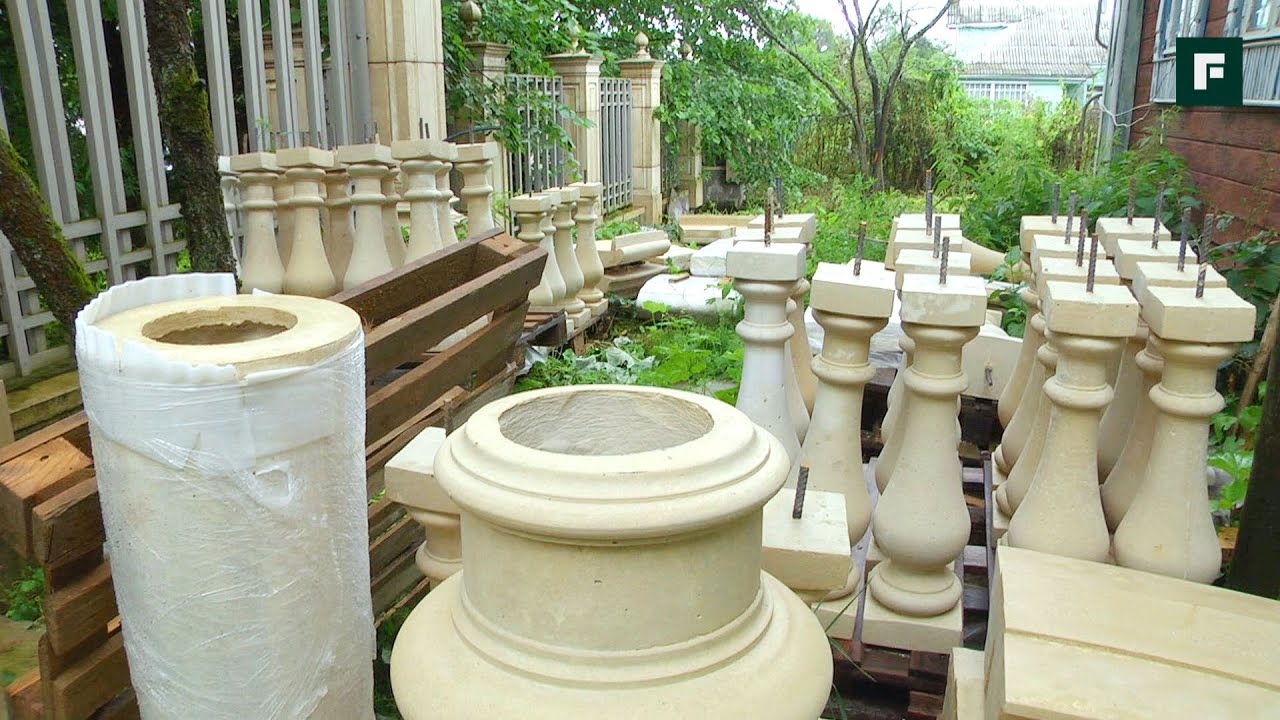 колонны в саду своими руками