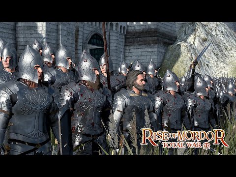 Rise Of Mordor - Gondor Soldiers Defend City From Mordor Army - Lord Of The Rings - Cinematic Battle