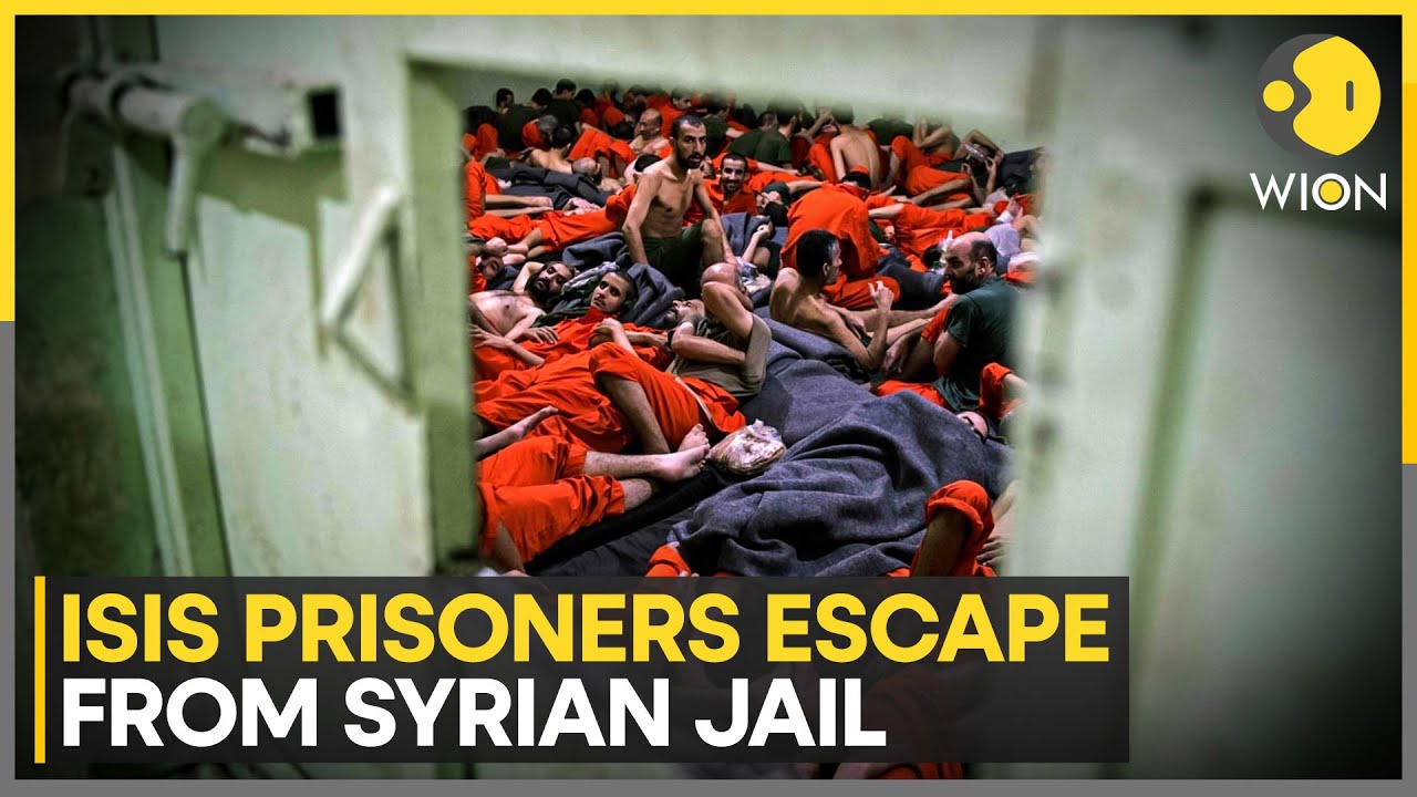 ISIS Detainees Escape From Al-Shaddadi Prison Amid Fighting in Syria | WION News