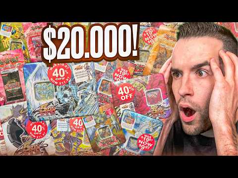 INSANE $20,000 Yugioh Tin Collection - STARDUST, BLACK ROSE & MORE!